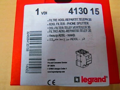 Legrand 413015 XDSL Filter phone splitter - Image 1 of 4