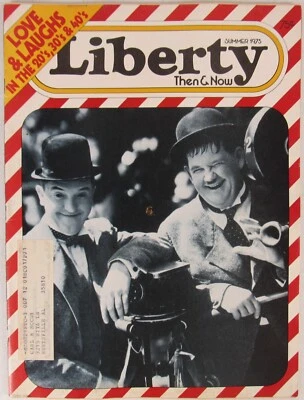 Liberty Then & Now Magazine Summer 1975 Laurel & Hardy Cary Grant Bette Davis Foto 1 de 4