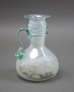 Vintage Murano Italien Scavo Corroso Spirale Wirbel Kunst Glas Flasche Krug Vase 5 7/8" - Bild 1 von 7