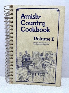 1979 Vol 1 AMISH COUNTRY COOKBOOK Essenhaus Miller Recipes Cookery Food Meal - Picture 1 of 3