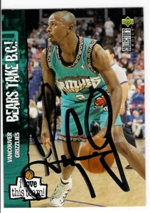 Tarjeta de elección de coleccionista de Greg Anthony 1996/97 de mazo superior firmada #183 - Imagen 1 de 1