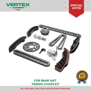 Fits BMW X SERIES 2.0 Diesel N47 Timing Chain Kit 13528515671 13528572503 NEW - Picture 1 of 3