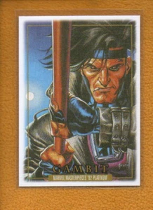 Gambit 2024 SkyBox Marvel Masterpieces ’92 Platinum Canvas #29 - Picture 1 of 2