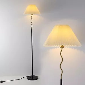 LED Floor Lamp with Fabric Lamp Shade for Bedroom and Living Room, Modern Sta... - Picture 1 of 7