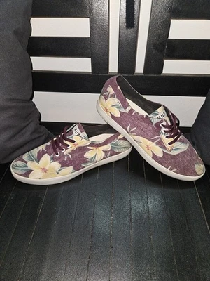 HUF - Stutter Hoffman Floral Skateboard Zapatilla/Zapatos - Talla 11M - Plantillas Nuevas Foto 1 de 4