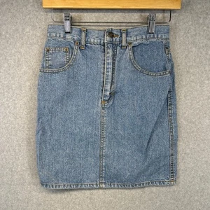 Only For Kids Skirt Girls Size 14 Blue Knee Length Denim Jeans Stretch Comfort - Picture 1 of 14