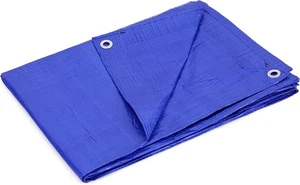 NEU 5 Mil Ultimate Poly Plane 6ft x 8ft Blau Plane Schwerlast Plane Wasserdicht - Bild 1 von 3