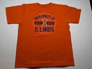 University of Illinois mens T-shirt Large - Picture 1 of 8
