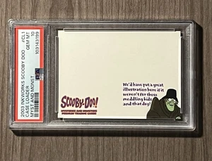 2003 INKWORKS SCOOBY DOO MYSTERIES AND MOSTERS #CL1 POP 1! PSA 10 👻 Scooby-Doo! - Picture 1 of 3