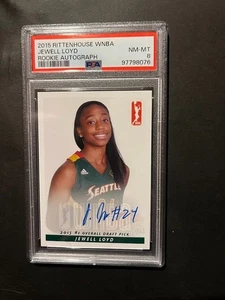 2015 Rittenhouse WNBA Jewell Loyd Rookie Autograph PSA 8 - Picture 1 of 1