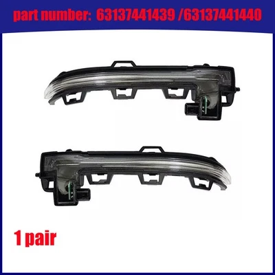 1Pair Left+Right Mirror Turn Signal Lamp For BMW X3 G01 X4 G02 X5 G05 X6 - Image 1 of 3