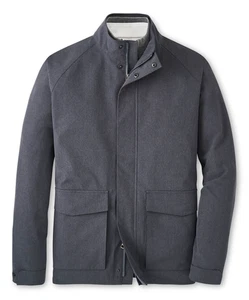 Peter Millar Crown Sport Newport wasserabweisend eisengrau Mantel Jacke Large - Bild 1 von 7
