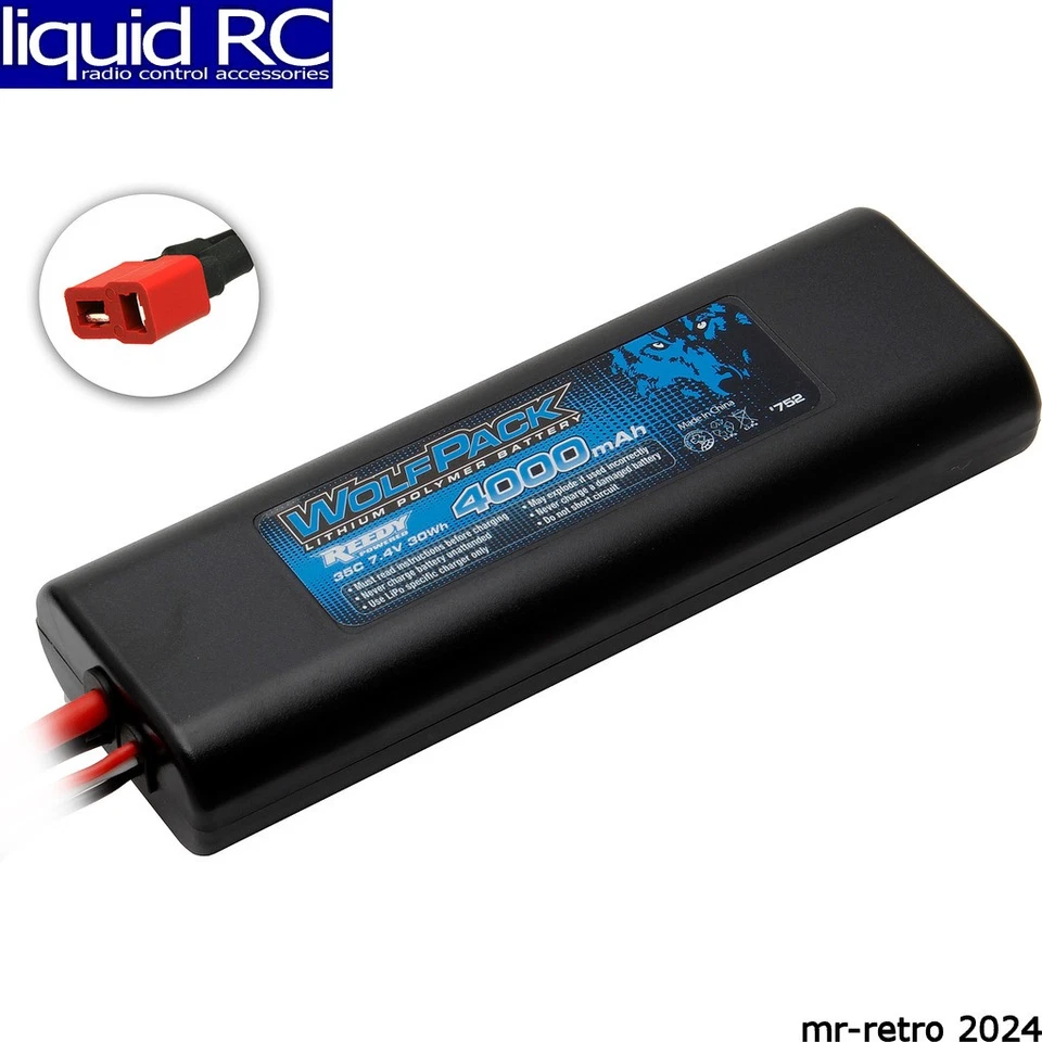 Associated 752 WolfPack LiPo 4000mAh 35C 7.4V - Image 1 of 1