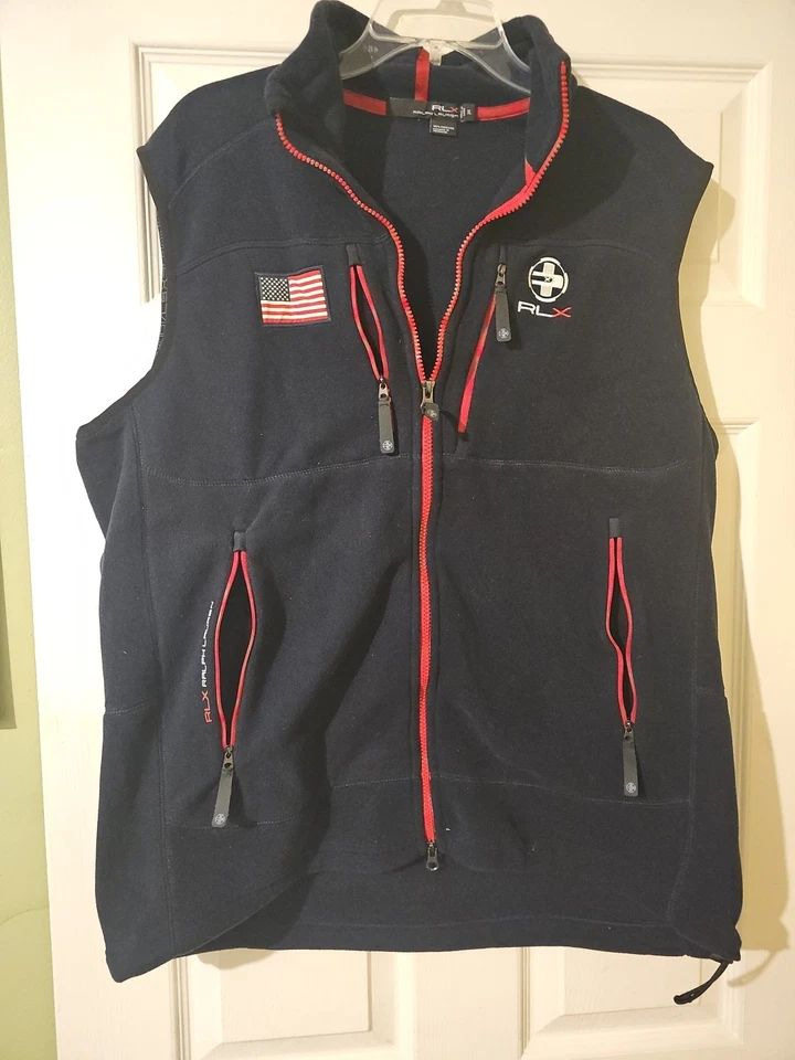 Chaleco RLX RALPH LAUREN - BANDERA Bordado Cremallera Polar XL Foto 1 de 4
