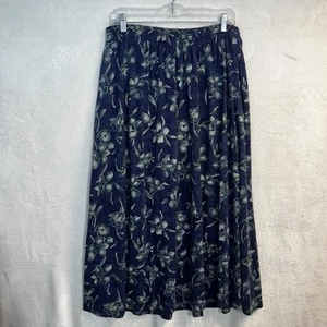 L L Bean Women’s Skirt Size XL Maxi Floral Peasant Boho Flowy Comfy Outdoors - Picture 1 of 10
