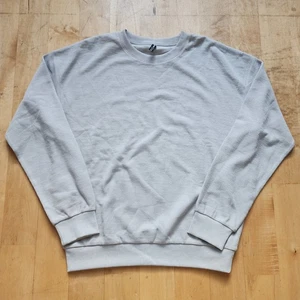 Comfrt Men's Waffle Knit Lounge Long Sleeve Crew Neck Fog White Gray - Picture 1 of 7