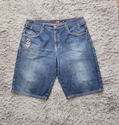 Мужские кожаные нашивки Red Ape Denim Company Jorts 44 Blue Jean Camp & Climb - Изображение 1 из 4