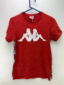 Kappa Mens Red Big Chest Logo Pullover Short Sleeve T-Shirt Size S - Picture 1 of 3