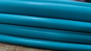 Lambskin Genuine Leather Skins Lambskin Nappa Turquoise Blue Soft Skins 6 Sqft - Picture 1 of 6