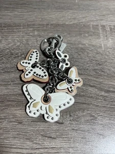 Coach Schmetterling Mix Cluster Taschenanhänger Kreide Schlüsselanhänger Schlüsselanhänger - Bild 1 von 4