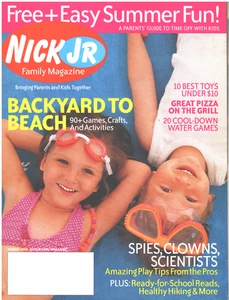 NICK JR FAMILY Magazine August 2005 Free Summer Fun Pizza Water Games Toys - Bild 1 von 4