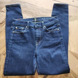 7 For All Mankind the High Waist Ankle Skinny Jeans Gr. 28 - Bild 1 von 9