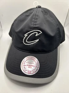 Cleveland Cavaliers Gorra Sombrero Mitchell & Ness Correa Trasera Negro NBA Gris Nuevo - Imagen 1 de 7