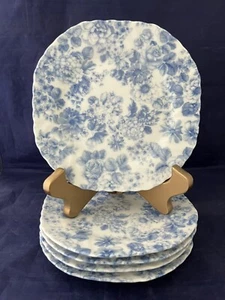 5 hermosos platos de postre para almuerzo de chintz azul y blanco cuadrados de horno Arita Ware - Imagen 1 de 3