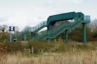Photo 6x4 Railway footbridge on Hatton bank Budbrooke Looking north at th c2009