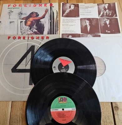 Foreigner Lot: "4", "1977" Vinyl Record Only,  Head Games *Cover & Sleeve Only* - Image 1 of 4
