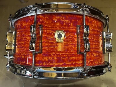 Ludwig 6.5" x 14" Classic Maple Snare Drum - Mod Orange - Image 1 of 4