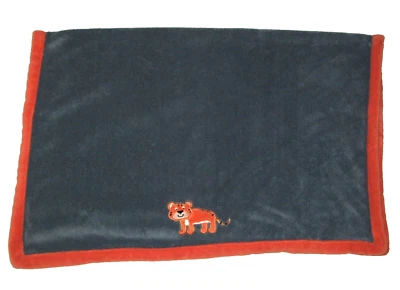 Детское одеяло Sunrise RN 130369 Tiger серое с оранжевой отделкой с краями защитное милое 30x40"" - Изображение 1 из 2
