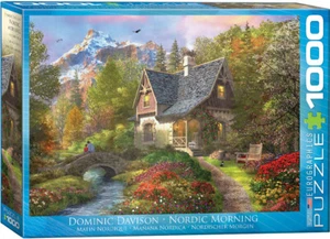 Dominic Davison - Morgens im Gebirge - 1000 Teile Puzzle im Format 68x48 cm - Bild 1 von 7