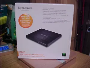Lenovo Slim DB65 USB Portable DVD Burner SDX0J80153 *New/Sealed* - Picture 1 of 5