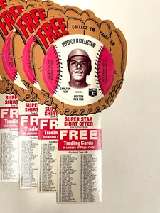 Disco de guante Pepsi 1977, Carlton Fisk #22, casi nuevo+ sin pliegue, ¡bonito! - Imagen 1 de 3