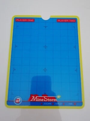 Rare ! Overlay / Filtre jeu Minestorm / Mine Storm pour Console MB VECTREX   - Photo 1/2