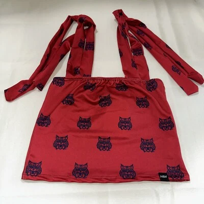 Hype & Vice Small TankTop Tie Shoulder Straps University of Arizona Wildcats NEW - image 1 of 4