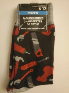 Herren Neuheit Freizeit Kleid Werkzeuge Socken Mode Größe 6-12 - Bild 1 von 1