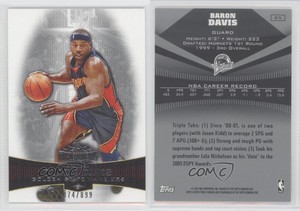 2006-07 Topps Triple Threads /899 Baron Davis #85