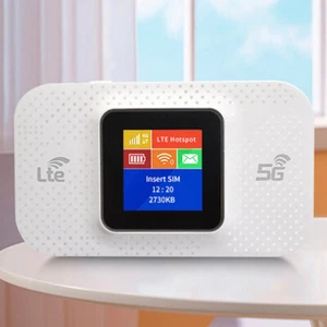 4G Lte WIFI Router Sim Card Slot Unlock Modem 3650mAh Pocket WIFI Router for Car - Foto 1 di 11