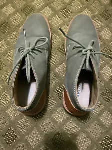 Zapatos de vestir Arizona Jeans Co. para hombre talla 7 gris marrón con corbata excelente estado - Imagen 1 de 11