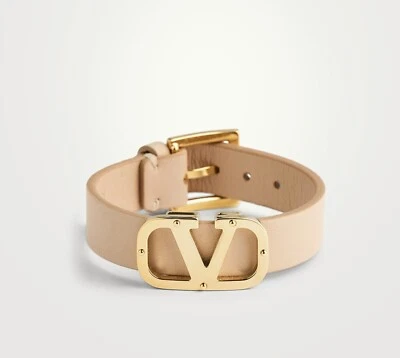 Pulsera con correa de cuero tipo VLOGO VALENTINO GARAVANI - UNISEX Foto 1 de 4