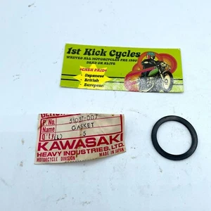NUEVO DE LOTE ANTIGUO JUNTA COLADOR DE COMBUSTIBLE KAWASAKI 51037-007 A1 A7 W1 F3 F4 H1 H2 FABRICANTE DE EQUIPOS ORIGINALES - Imagen 1 de 1