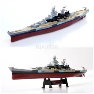 New 1:1000 Scale USS MissourI - 1944 Battleship Metal + Plastic Parts Ship Model - Picture 1 of 4
