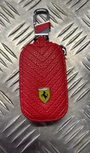 Ferrari style Key Holder Leather (Red) - Picture 1 of 1