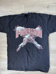 Camisa de Lucha De Colección WWF WWE Rara DX Splatter Triple H Shawn Michaels Mediana - Imagen 1 de 3