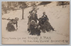 RPPC Holiday House for Working Girls & Delicate Children Briarcliff Manor NY Ad - Picture 1 of 6