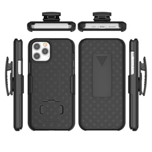 Funda con clip para cinturón a prueba de golpes para iPhone 17 16 15 14 13 12 11 Pro X cubierta trasera - Imagen 1 de 19