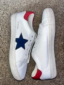 Vintage Havana Herren Sneaker Life Cracked Weiß Multi Sneaker - US 10 - Bild 1 von 7