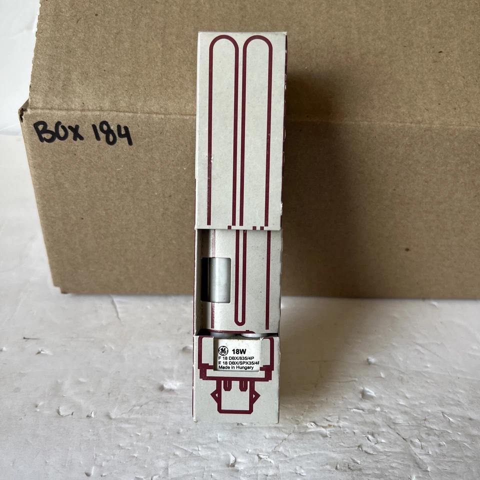 GE Biax D/E 18 Watts F26DBX/835/4P F26DBX/SP X35/4P Fluorescent Lamp New - Image 1 of 1